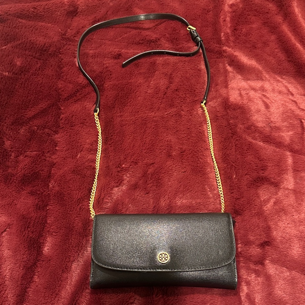 Tory Burch Leather Crossbody Wallet